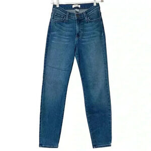 Judy Blue Mom Jeans Women’s 1 (Waist 23) Medium Wash High Waist Relaxed Straight